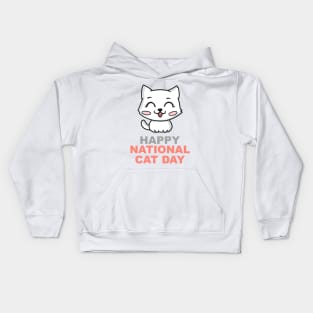 National Cat Day 2019 Kids Hoodie